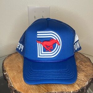 Blue PONYUPDALLAS Team Trucker Hat